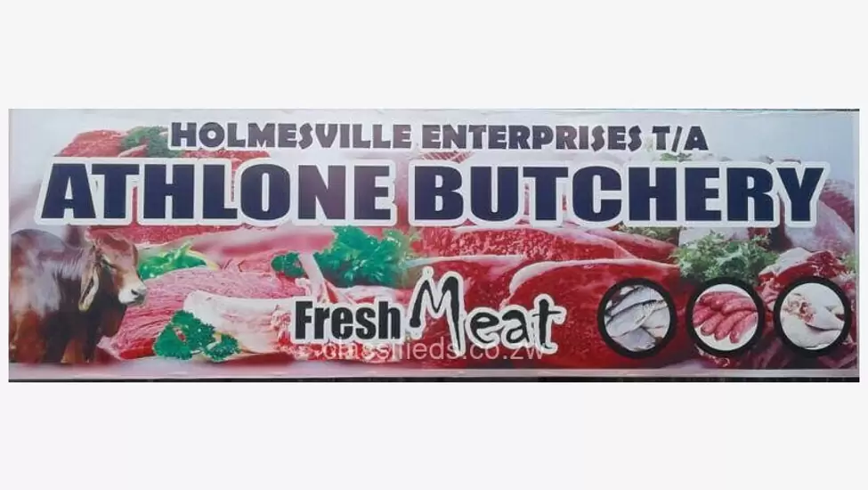 Z$6 Athlone butchery - 72 greengrove, athlone shops, greendale, harare, zimbabwe. - harare