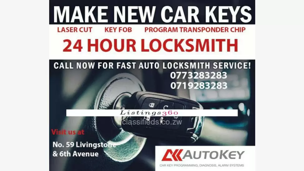 Z$45 Quick car key replacements & repairs - all vehicle brands ! - harare city centre, harare cbd, harare