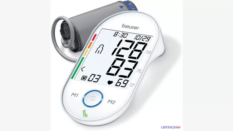 Z$095 Beurer bm55 premium upper arm blood pressure monitor
