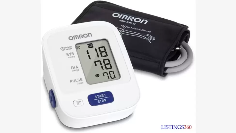 Z$095 Omron bronze upper arm blood pressure monitor