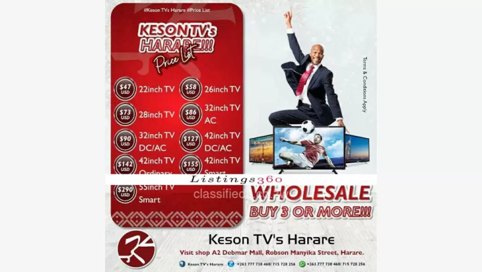 Z$160 Keson 42 inch smart tv 42 inc - harare city centre, harare cbd, harare