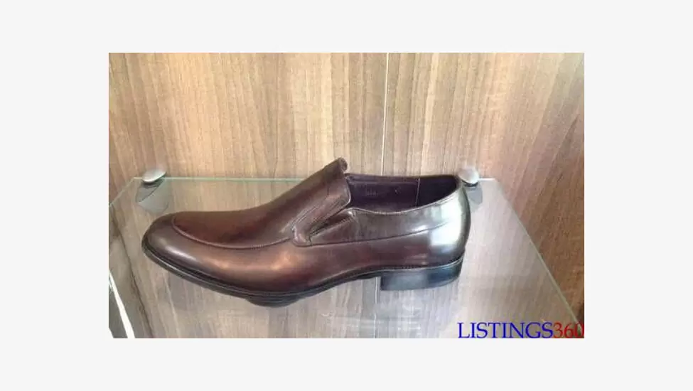 Z$250 Brown French Calf Leather Formal Shoes